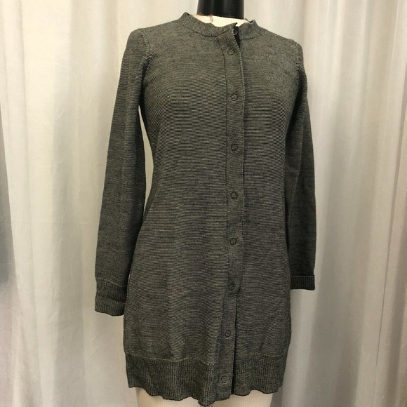 Worth Sweaters - W Worth Women's Cardigan Black and White Striped Size Small NWT